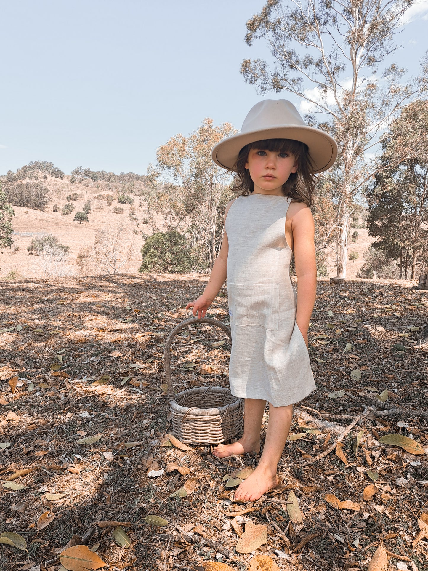 MINI 'Everyday' Linen Apron - Flax