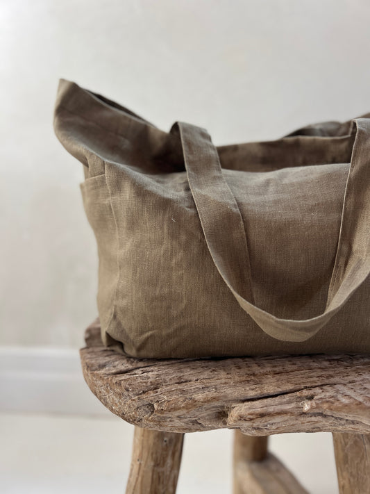 Linen Bag - Olive