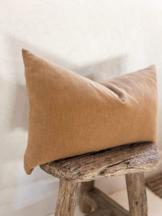 Ramie Lumbar Cushion - Cinnamon