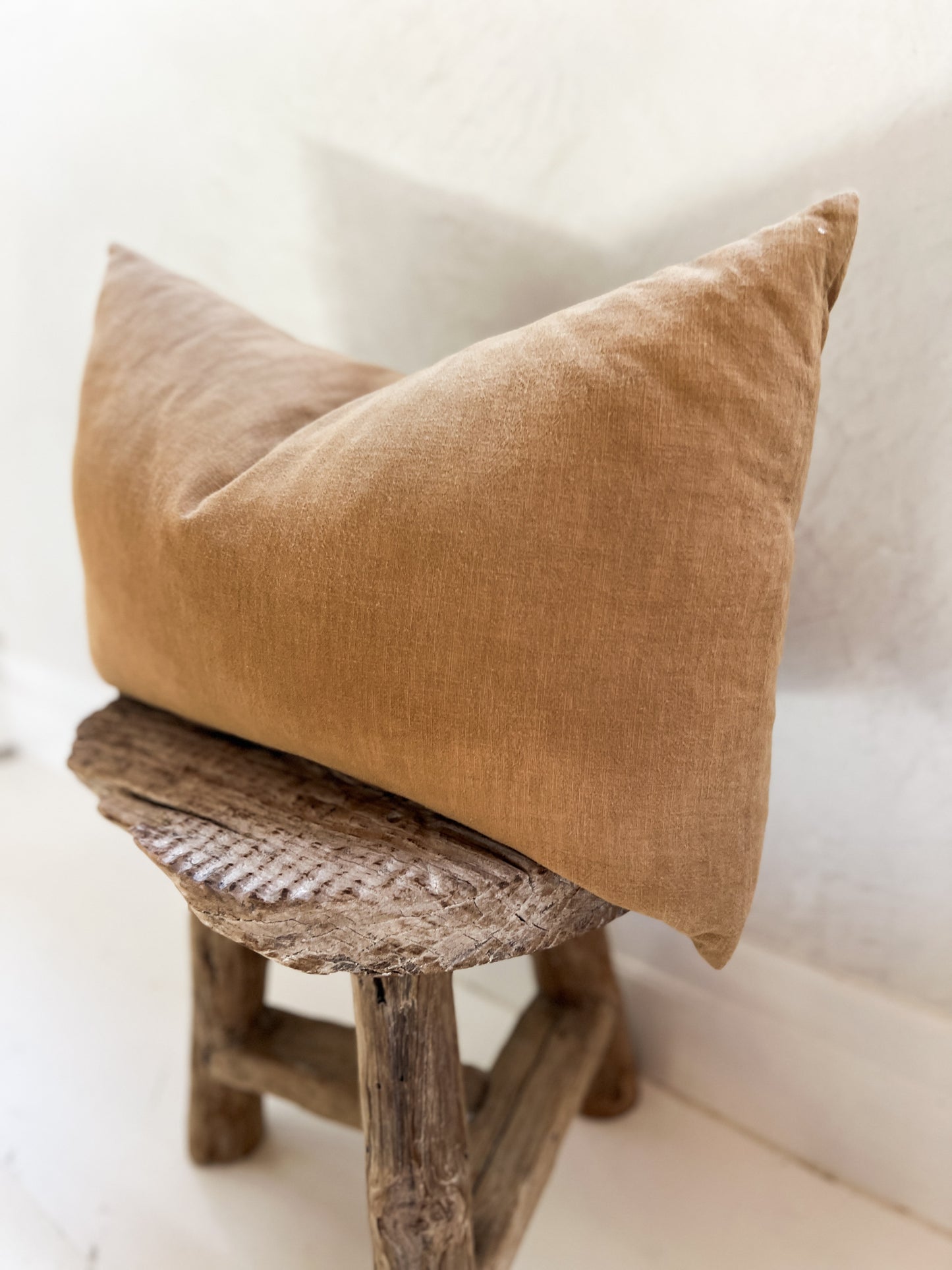 Ramie Lumbar Cushion - Cinnamon