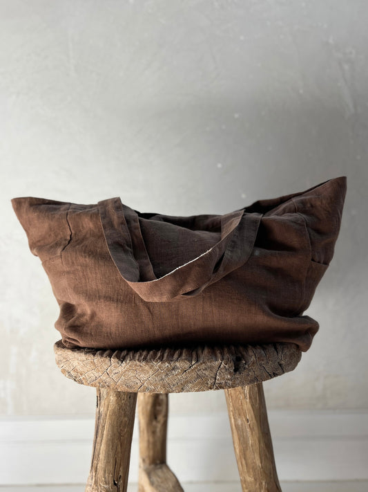 Linen Bag - Cocoa