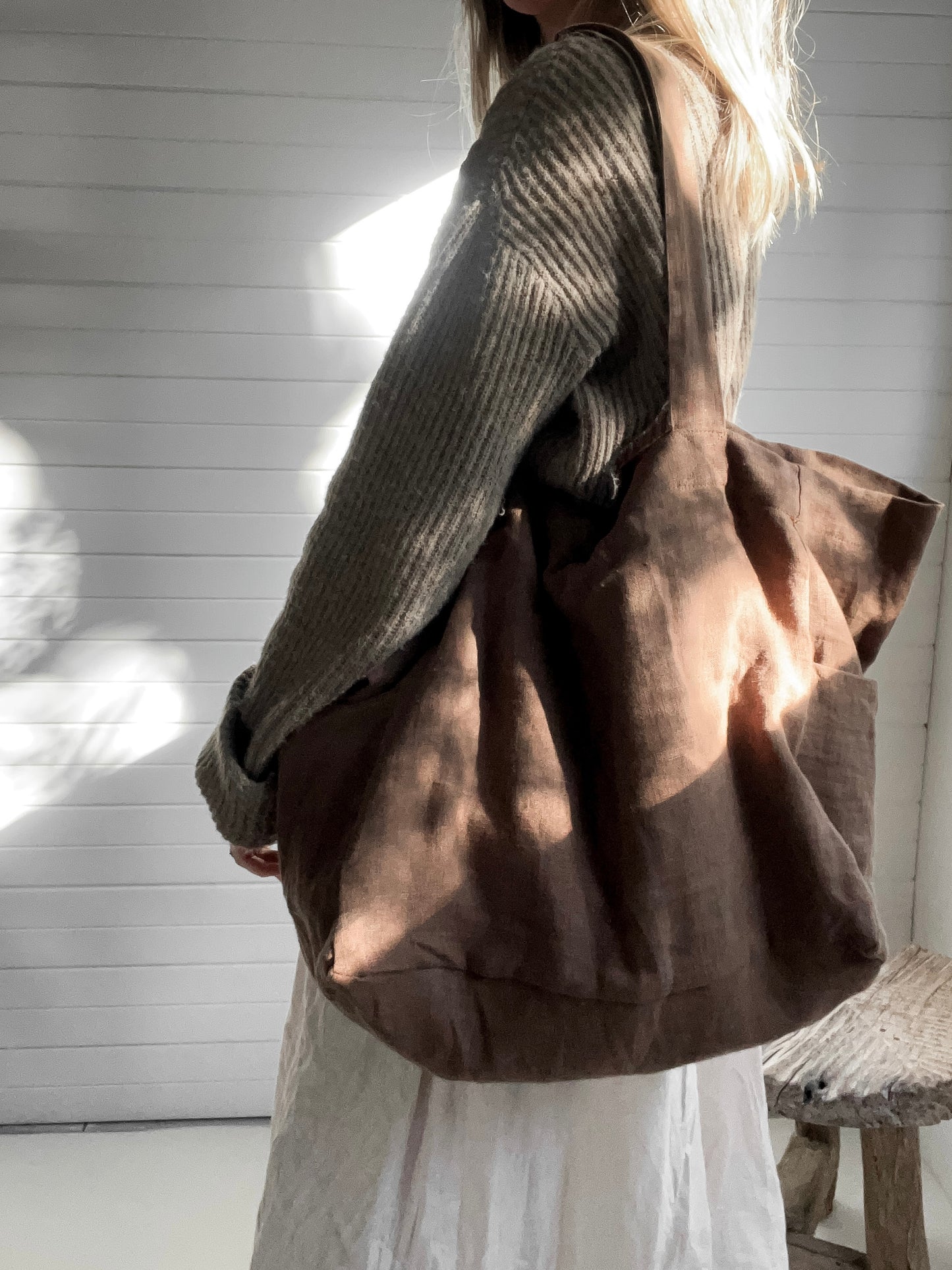 Linen Bag - Cocoa