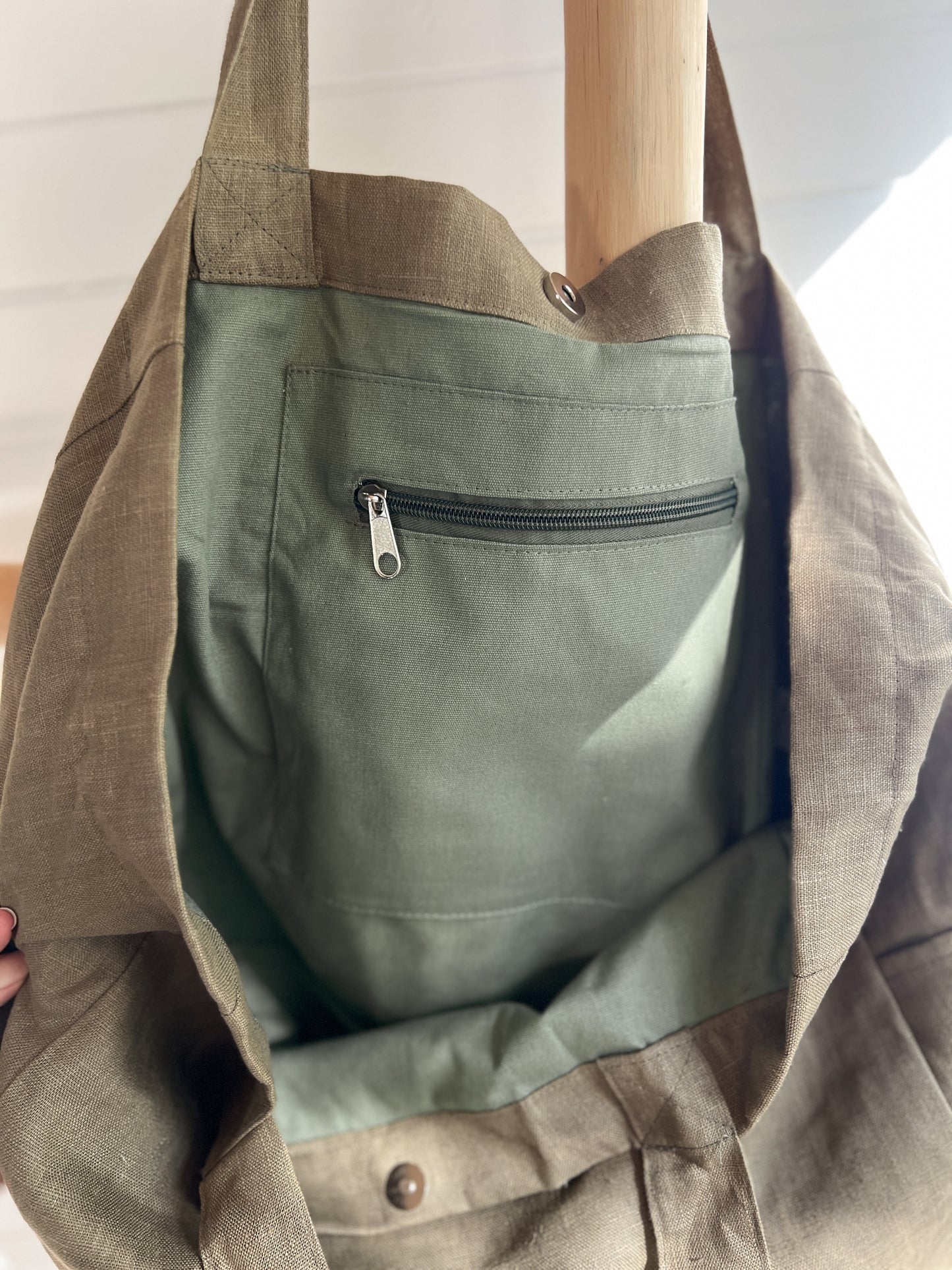 Linen Bag - Olive