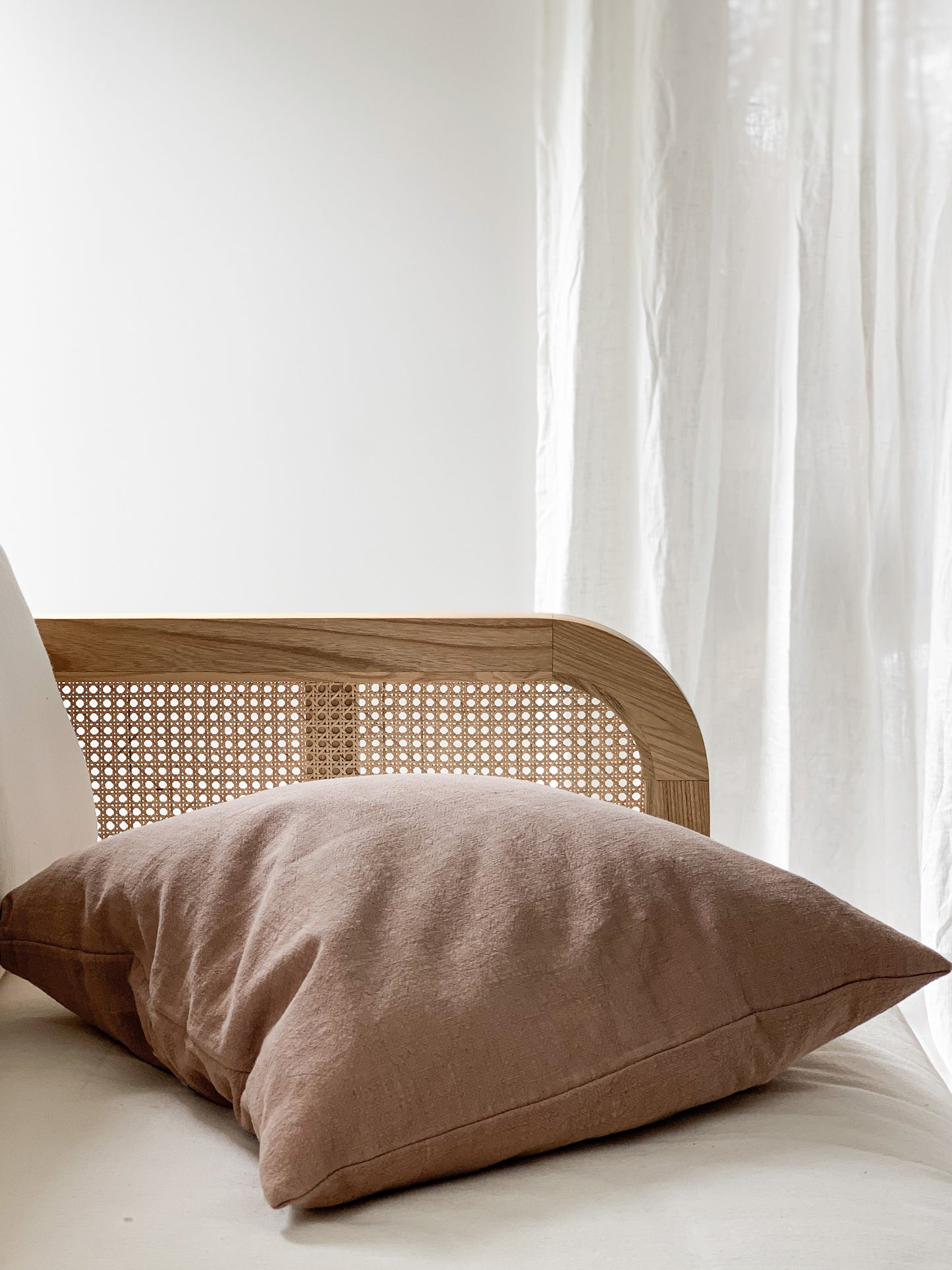 Ramie Standard Cushion - Blush