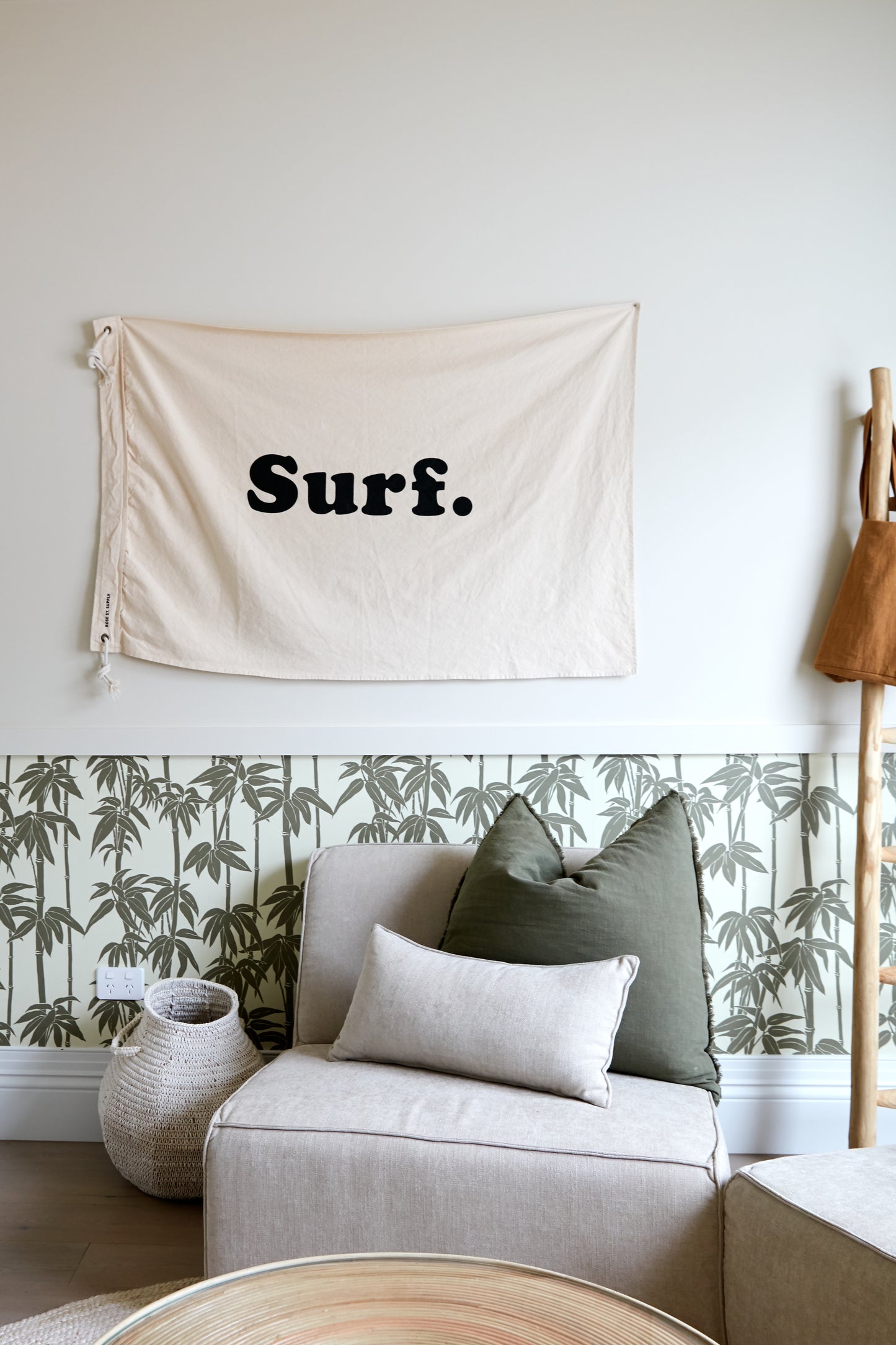 Ramie Euro Cushion - Olive