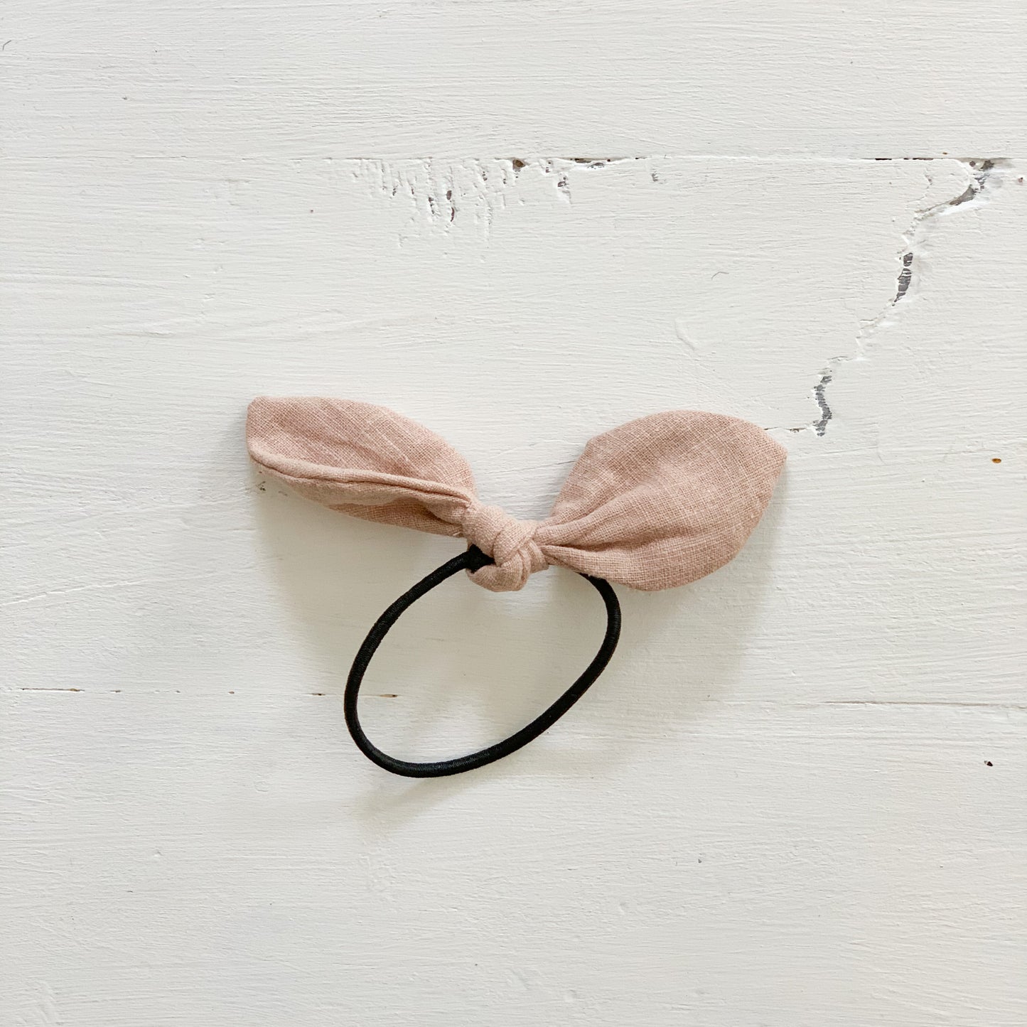 Ramie Hair Bows - Blush