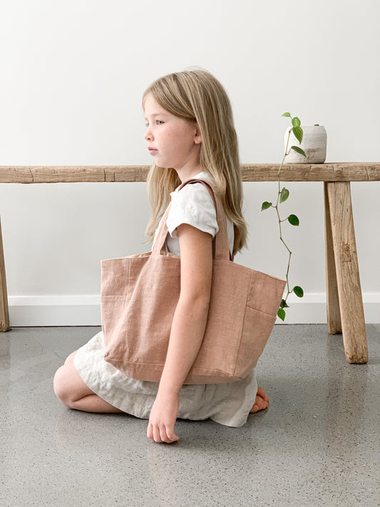 MINI Ramie Bag - Blush