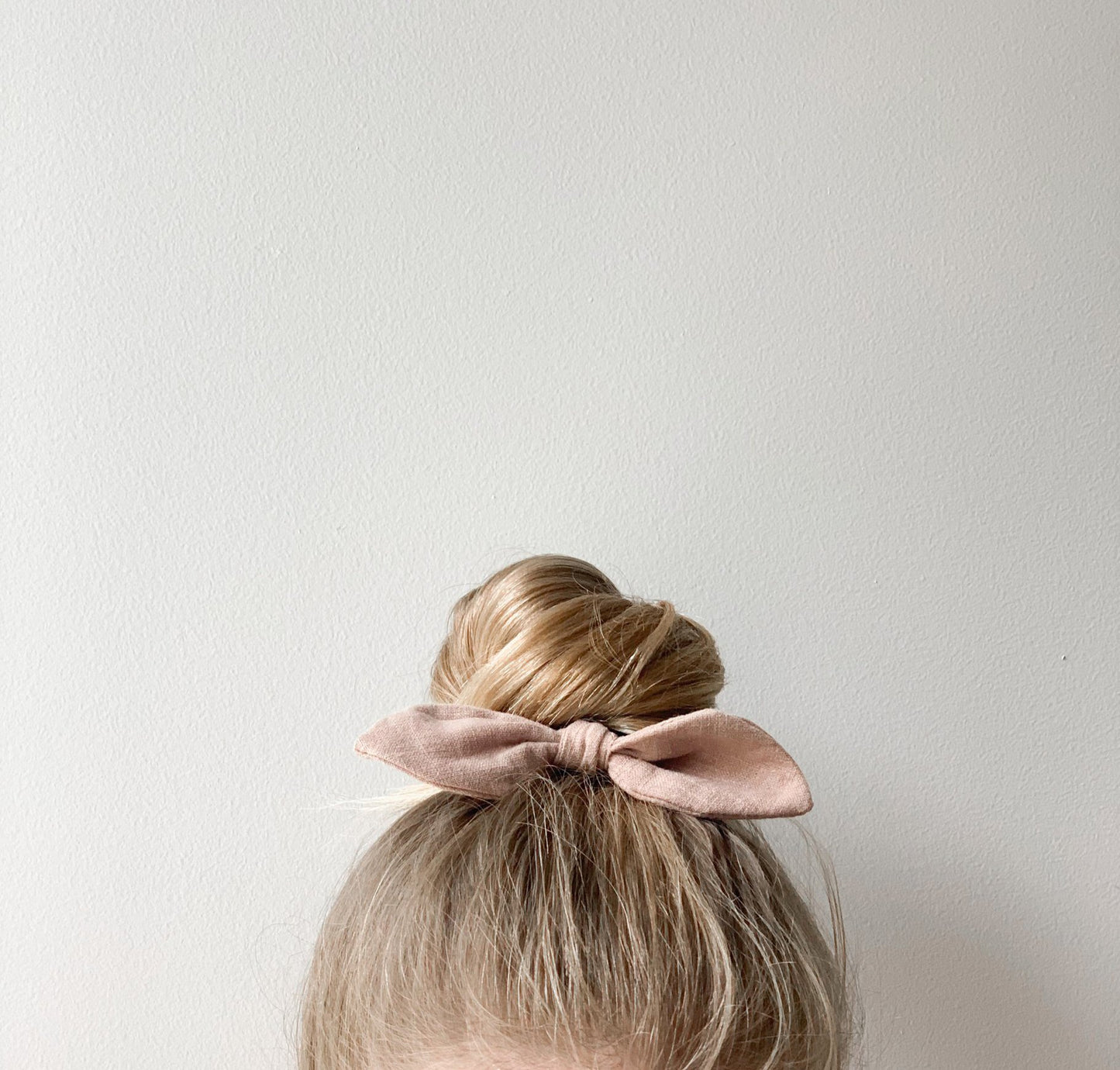 Ramie Hair Bows - Blush
