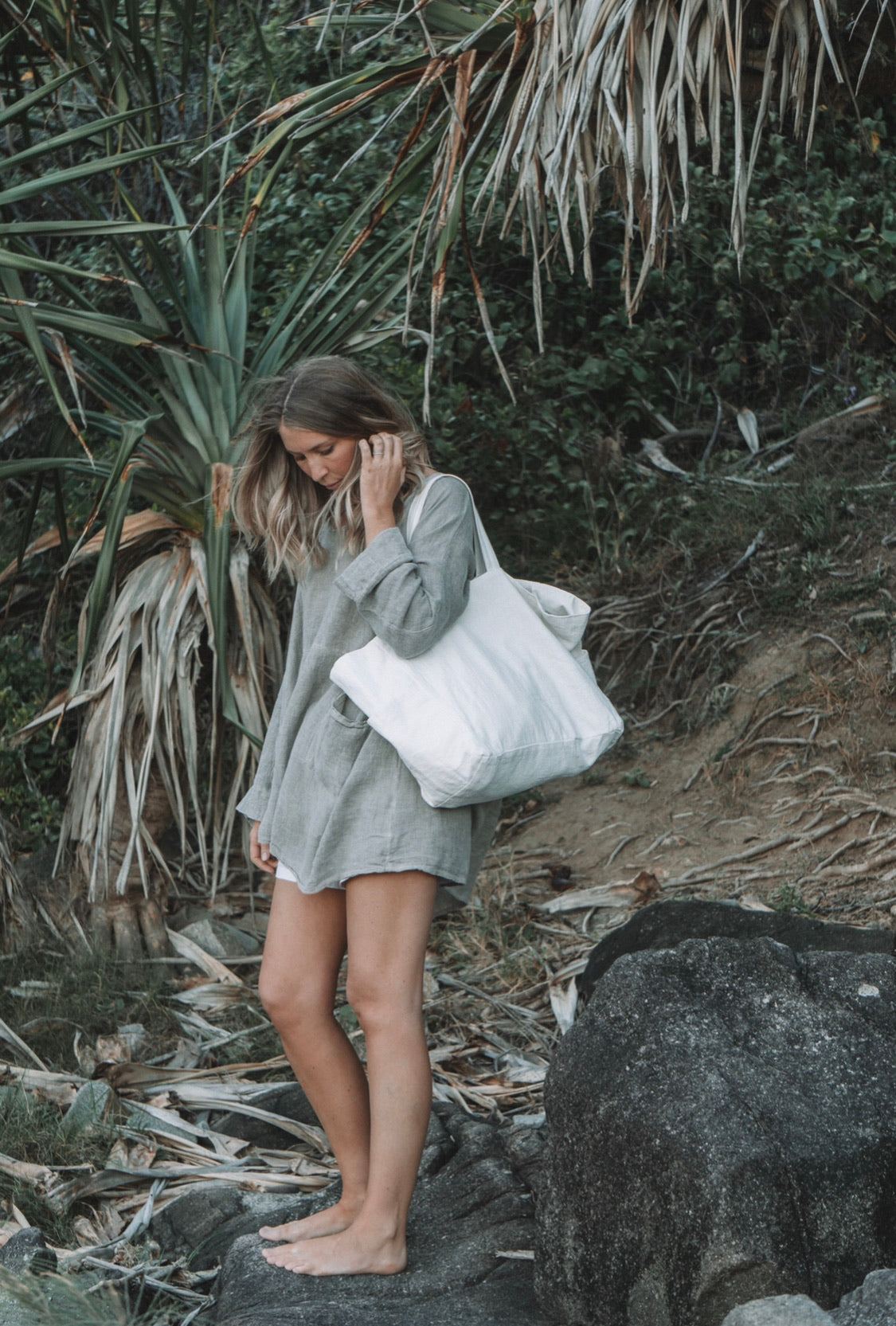 Ramie Bag - Chalk