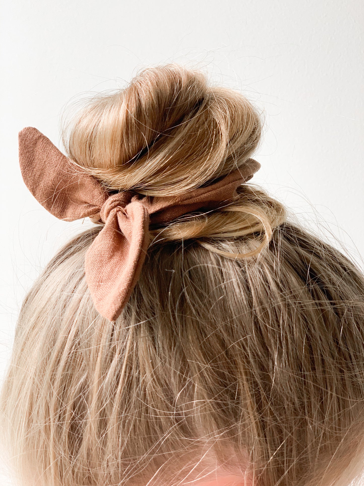 Ramie Hair Bows - Earth