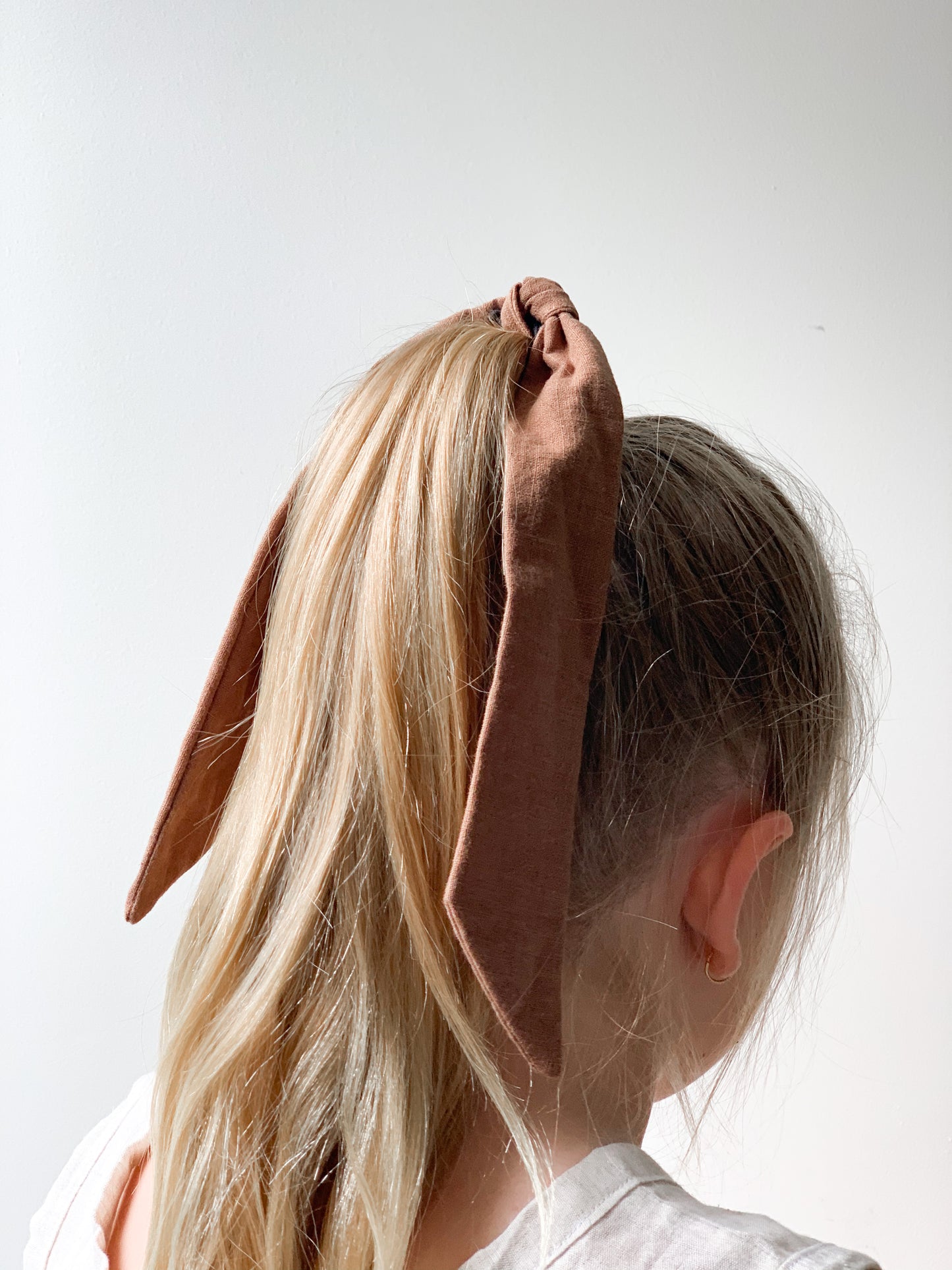 Ramie Hair Bows - Earth
