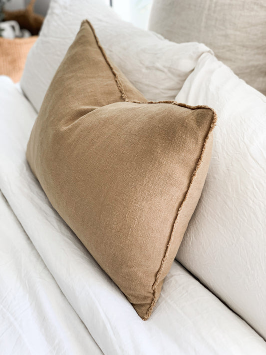 Ramie Lumbar Cushion - Husk