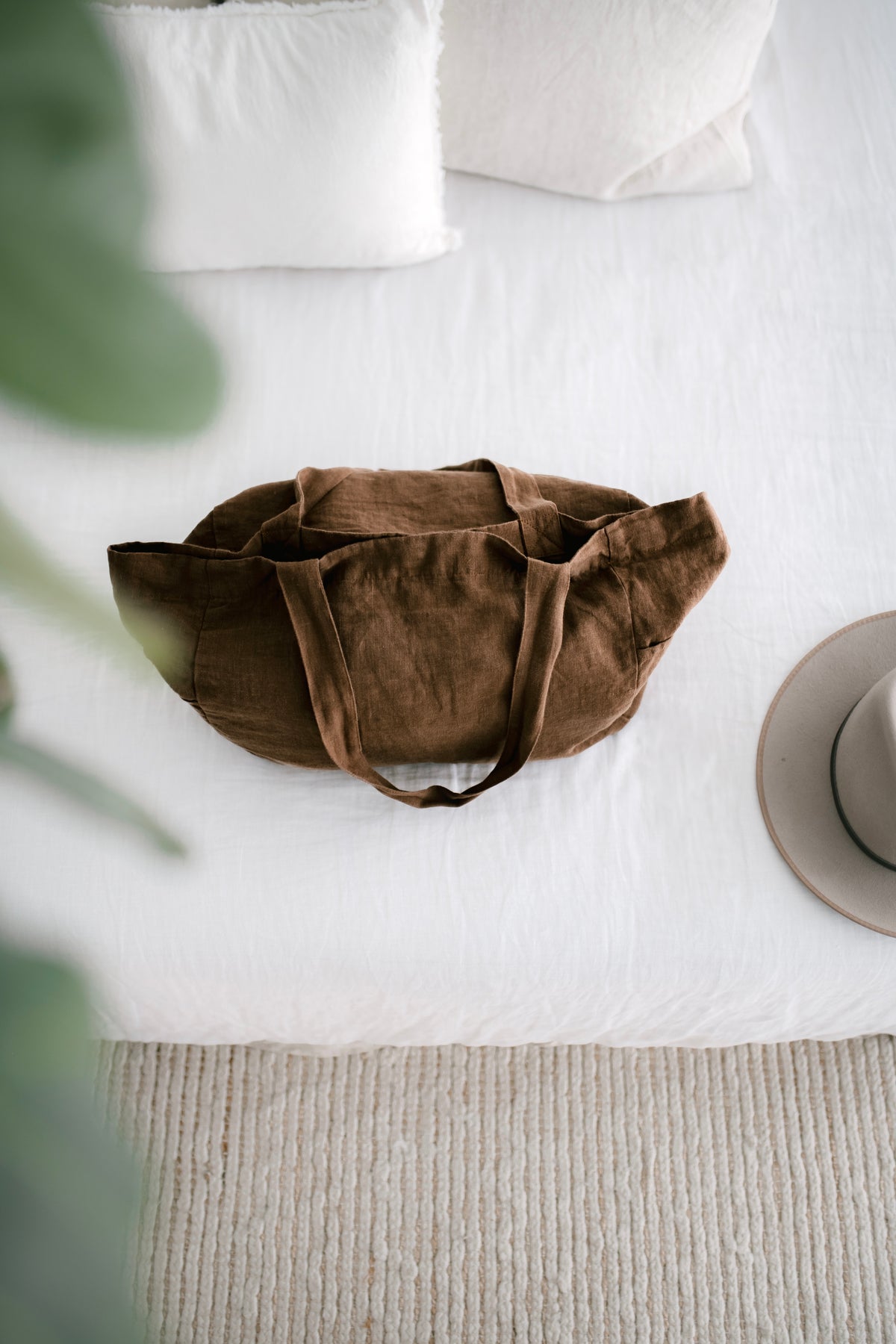 Linen Bag - Cocoa