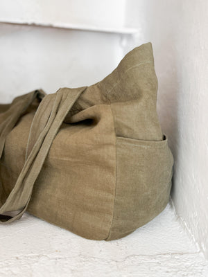 Linen Bag - Olive (seconds)