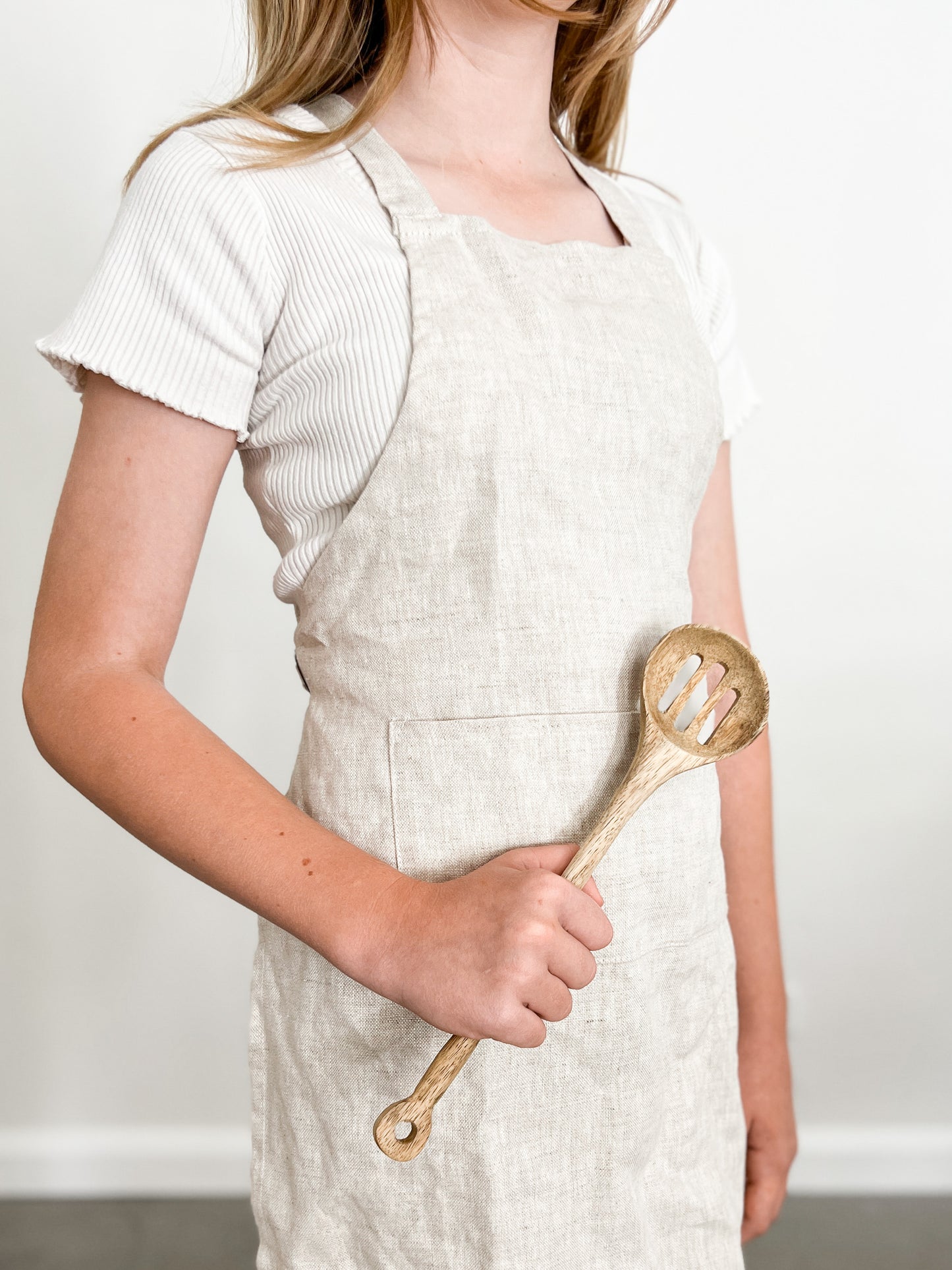 MINI 'Everyday' Linen Apron - Flax
