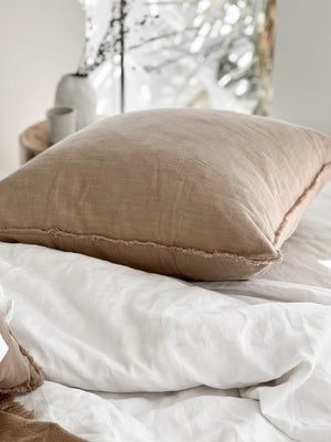 Ramie Euro Cushion - Husk