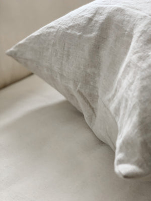 Linen Standard Cushion - Flax