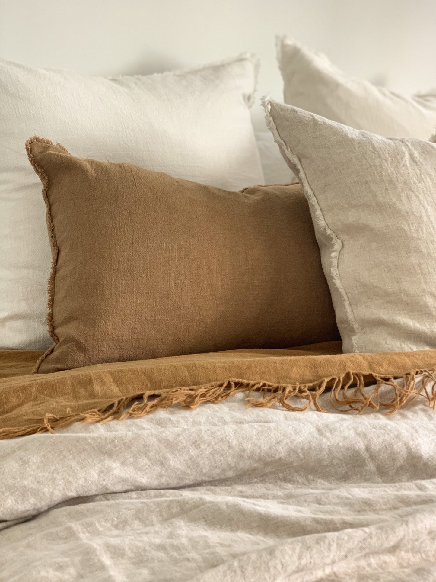 Ramie Lumbar Cushion - Husk