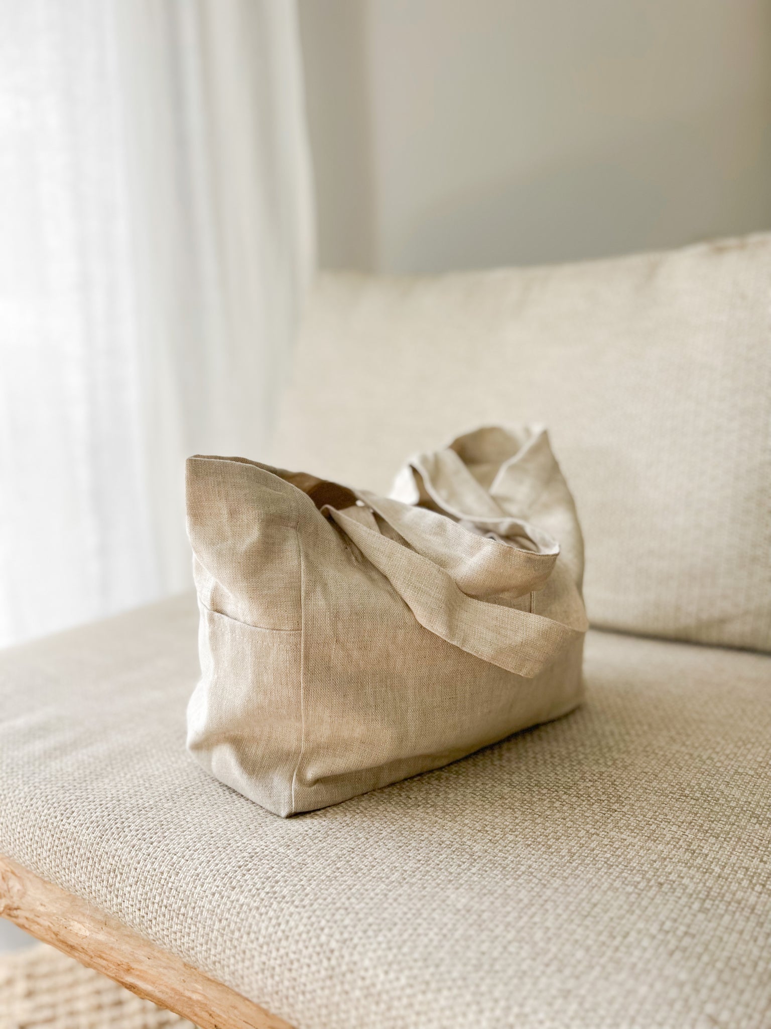 MINI Linen Bag - Flax