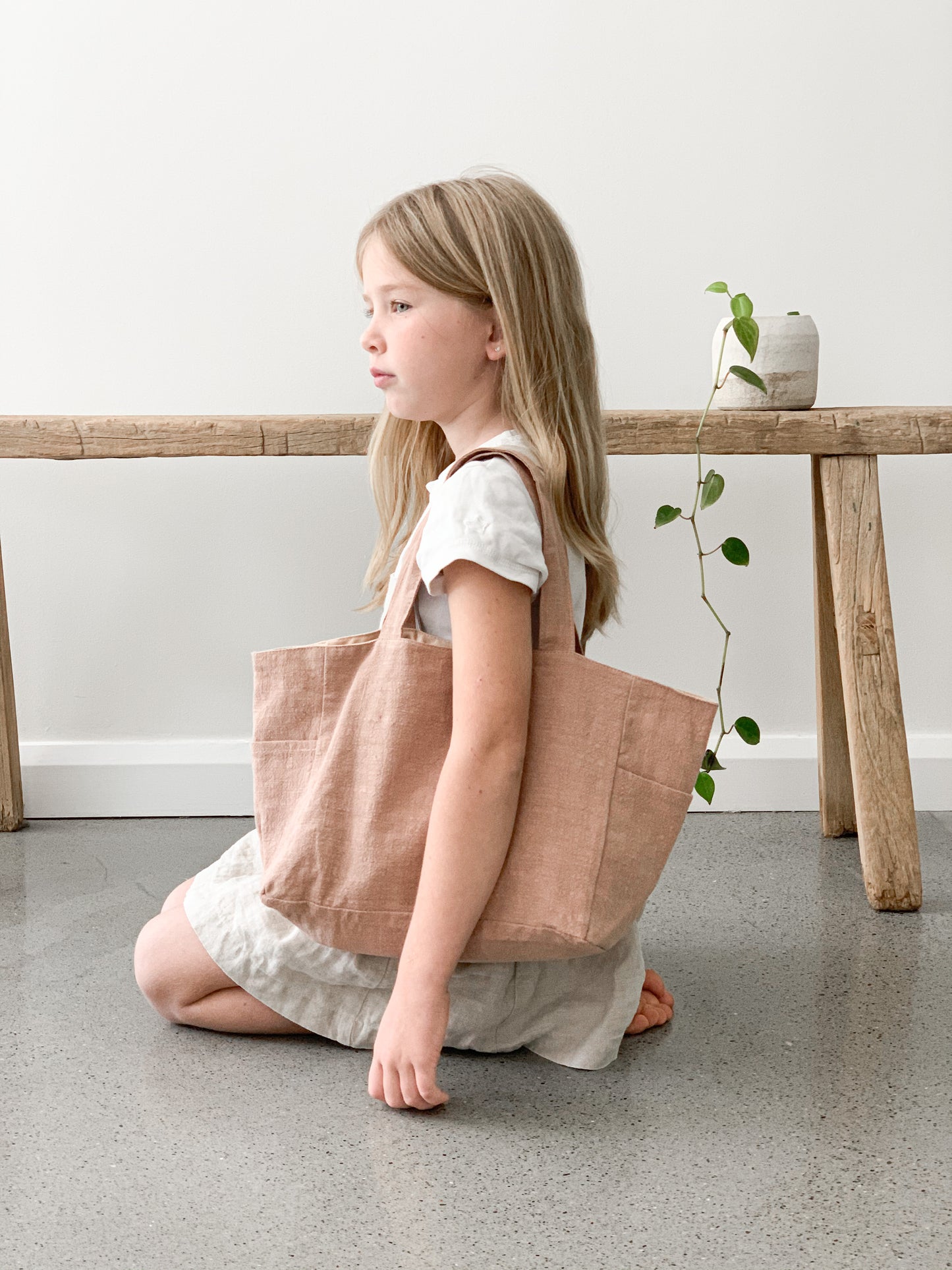 MINI Ramie Bag - Blush