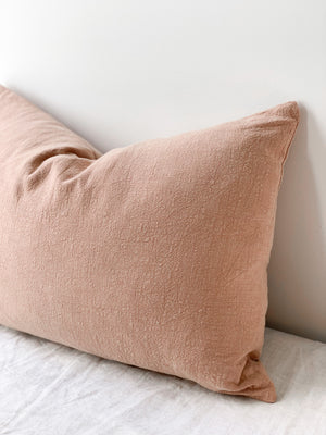 Ramie Lumbar Cushion - Blush