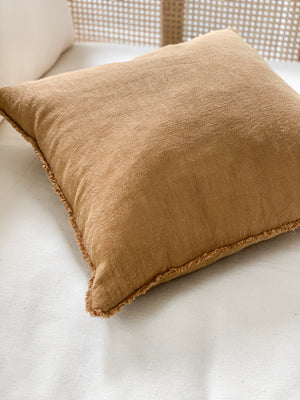 Ramie Standard Cushion - Cinnamon