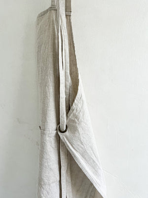 'Everyday' Linen Apron - Flax