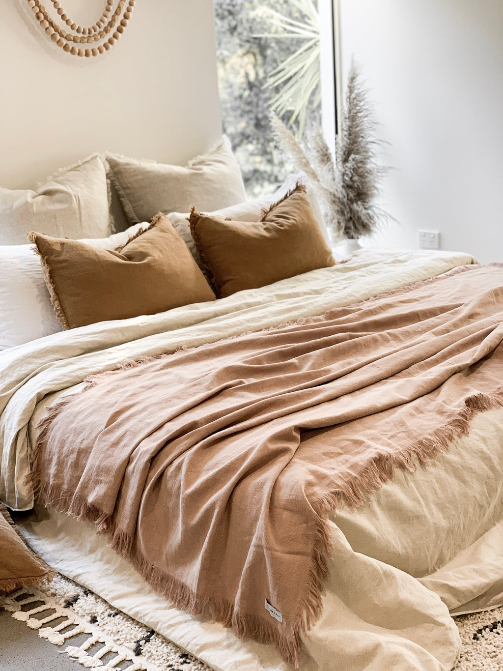 Linen Throws – FEATHER + OAK