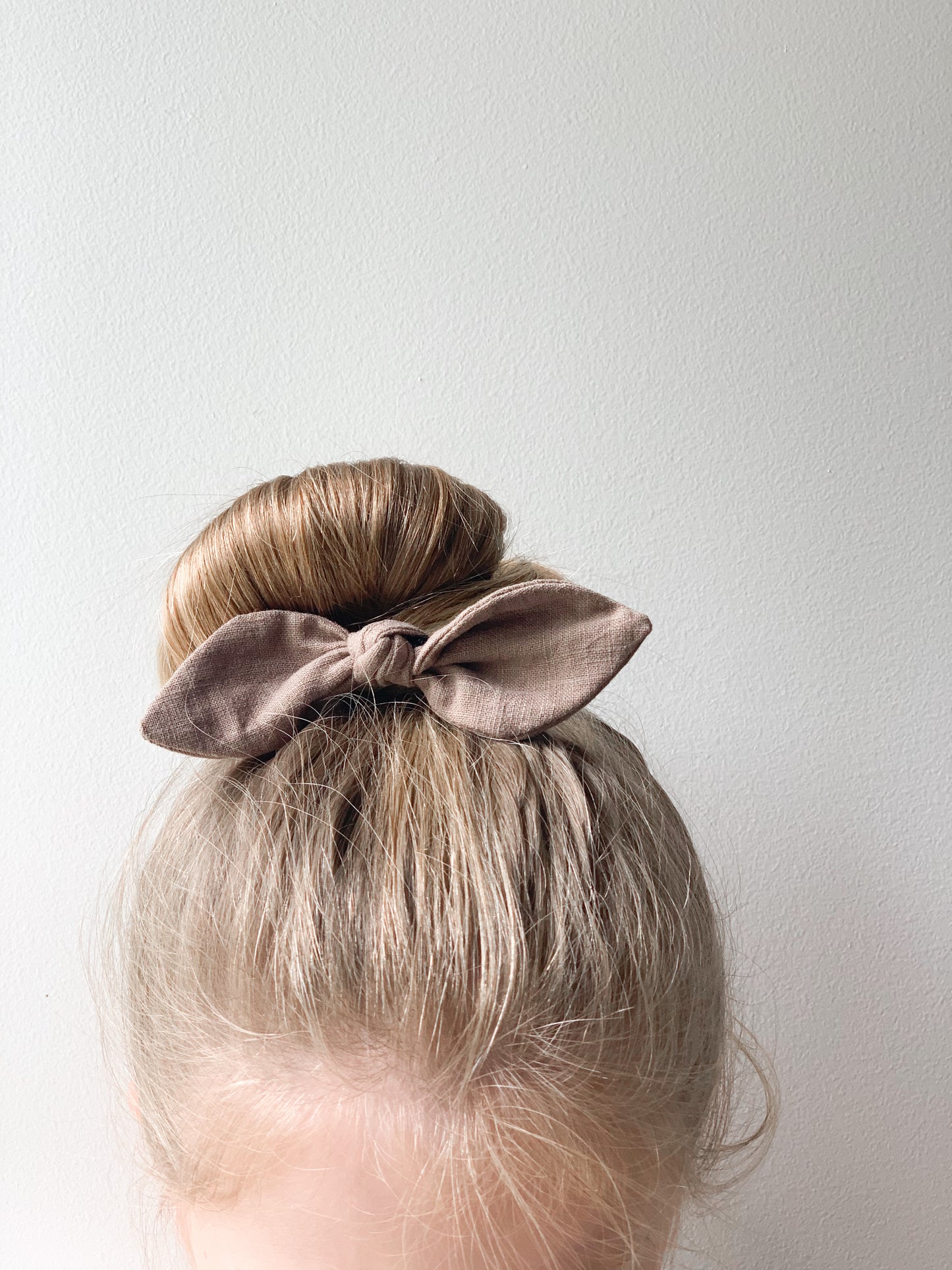 Ramie Hair Bows - Fawn