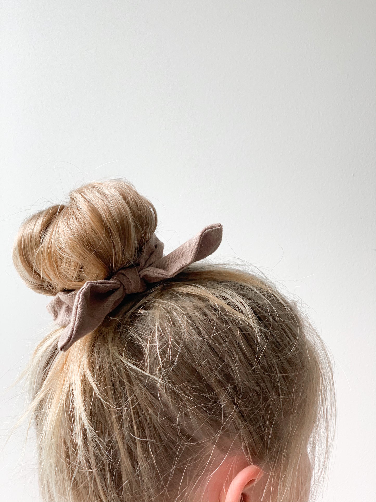 Ramie Hair Bows - Fawn