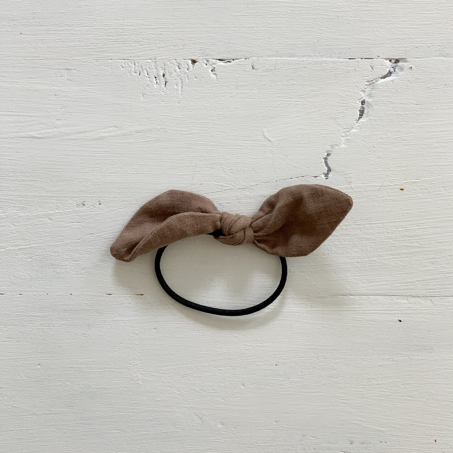 Ramie Hair Bows - Fawn